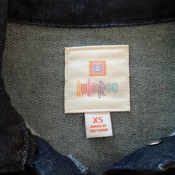Lularoe Denim Jacket Size XS - Picture 6 of 9